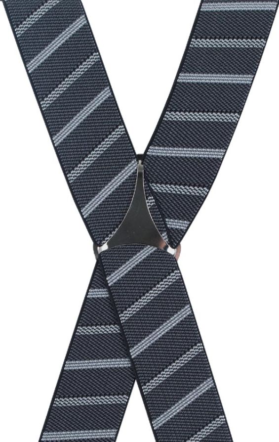 Diagonal Stripe Suspenders