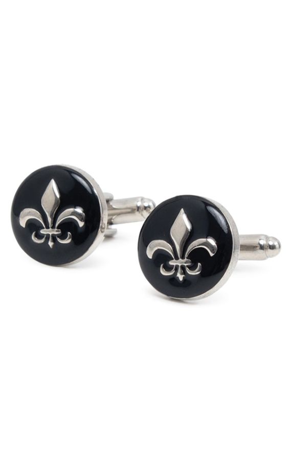 fleur de lis cuff links