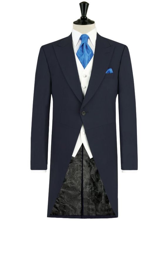 Navy blue outlet tailcoat