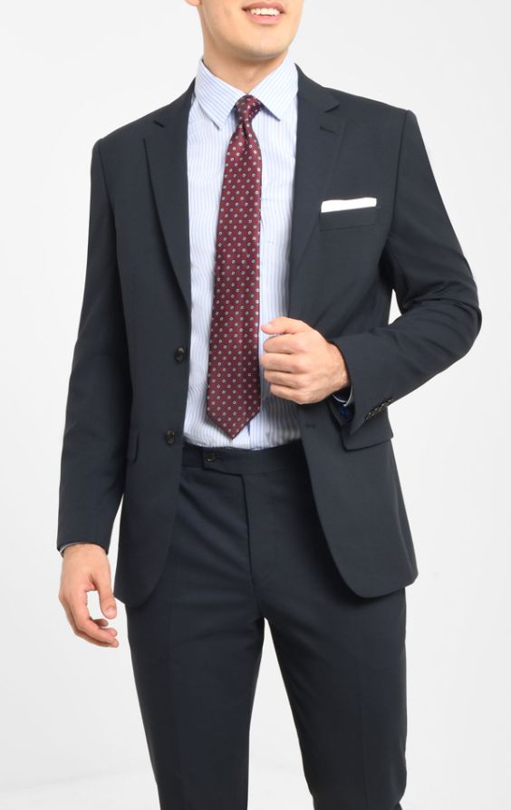 Dobell Navy Suit Jacket | Dobell