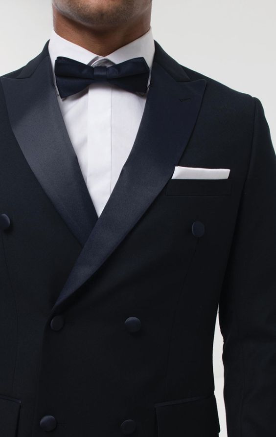 Navy double breasted outlet tuxedo