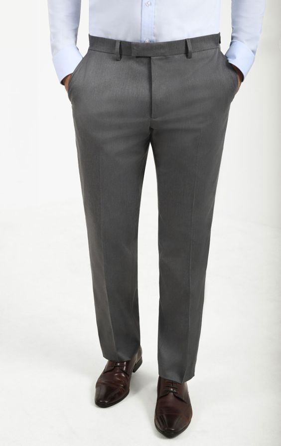 Dobell Black Suit Trousers