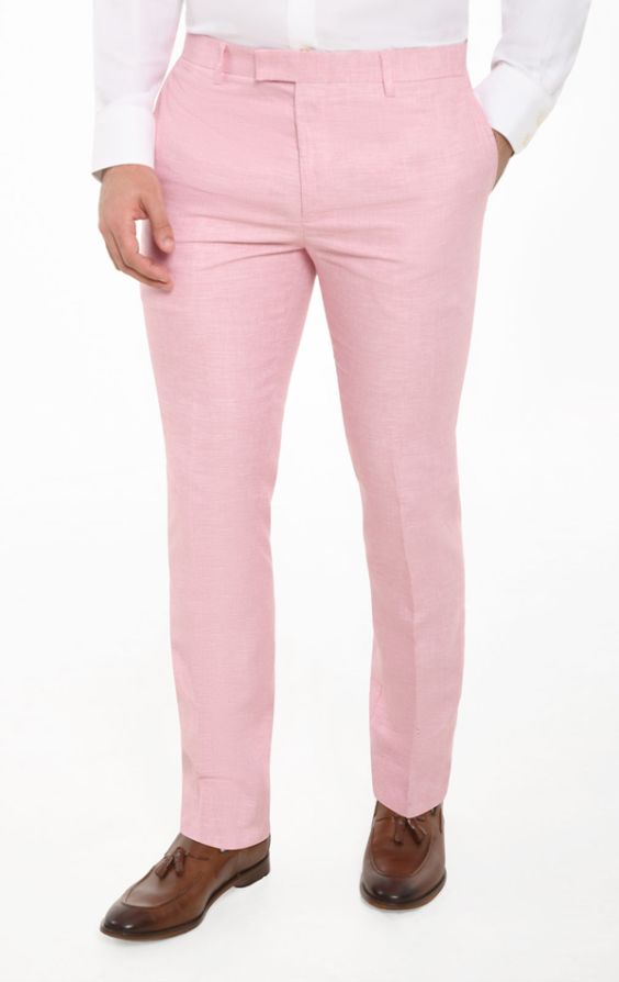 Quần nữ - Light Pink Raw Pants