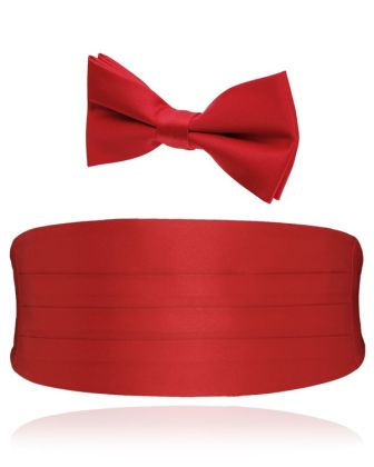 Men's Pre-tied Satin Bow Tie - Goodfellow & Co™ Red One Size : Target