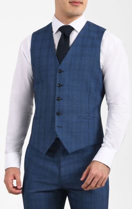 Light Blue Prom Vests